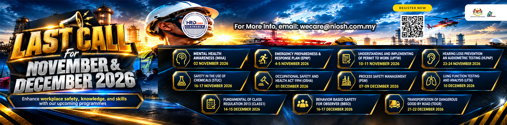Last Call Workplace Safety Training 2026